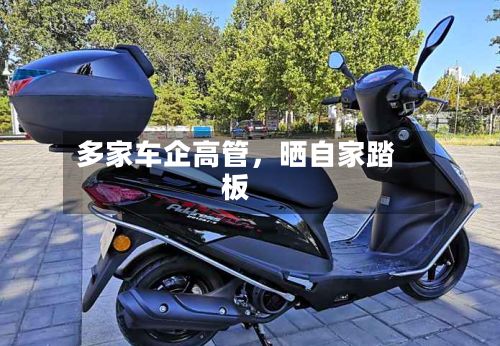 多家车企高管，晒自家踏板-第3张图片