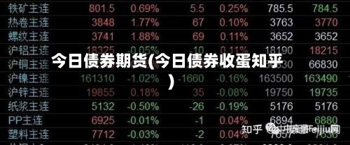 今日债券期货(今日债券收蛋知乎)-第2张图片
