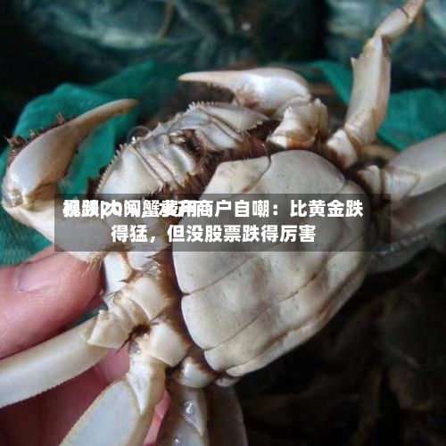视频|大闸蟹费用暴跌20%，水产商户自嘲：比黄金跌得猛	，但没股票跌得厉害-第2张图片