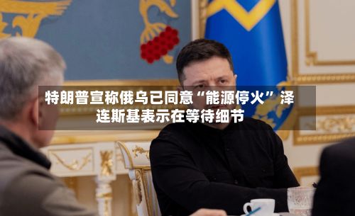 特朗普宣称俄乌已同意“能源停火” 泽连斯基表示在等待细节-第2张图片