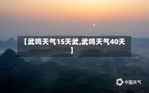 【武鸣天气15天武,武鸣天气40天】
