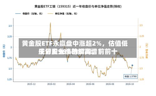 黄金股ETF永赢盘中涨超2%，估值低于历史96%的时间	，前前十成分股业绩持续高增！-第2张图片