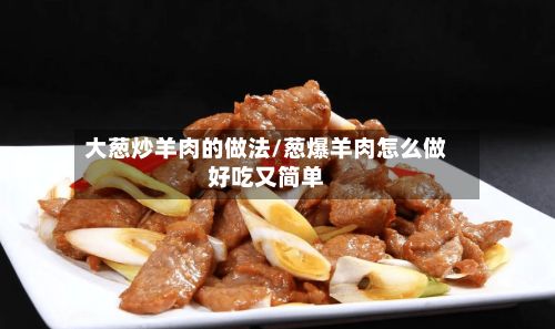 大葱炒羊肉的做法/葱爆羊肉怎么做好吃又简单-第3张图片