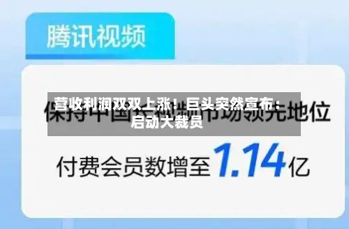 营收利润双双上涨!巨头突然宣布:启动大裁员-第2张图片