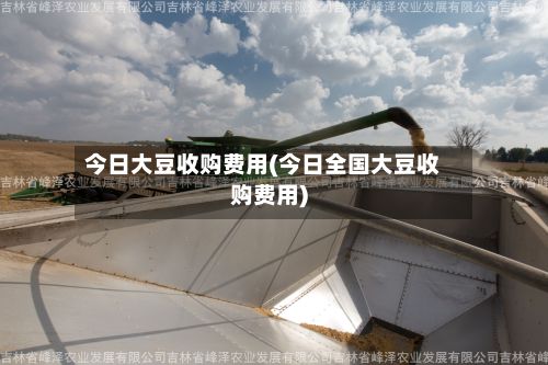今日大豆收购费用(今日全国大豆收购费用)-第2张图片