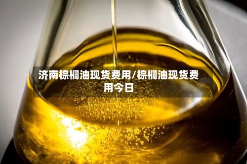济南棕榈油现货费用/棕榈油现货费用今日-第2张图片