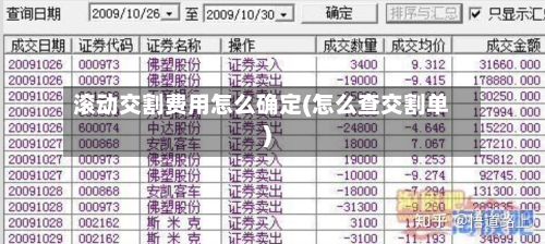 滚动交割费用怎么确定(怎么查交割单)-第3张图片