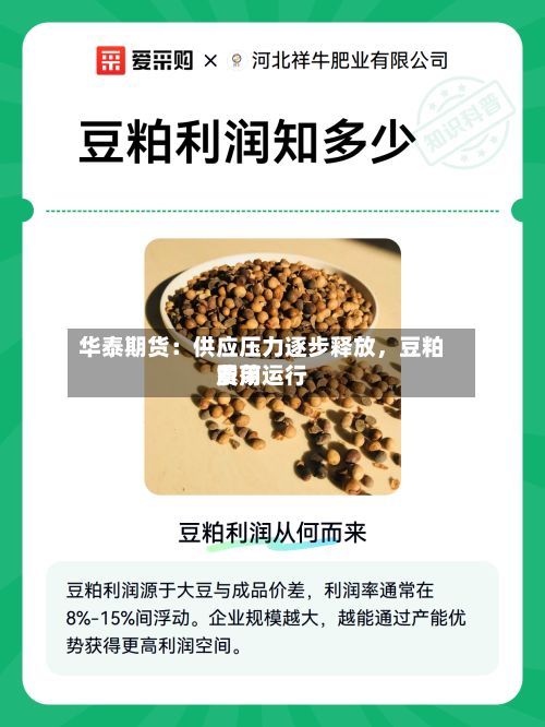 华泰期货：供应压力逐步释放，豆粕费用震荡运行-第1张图片