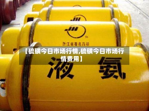 【硫磺今日市场行情,硫磺今日市场行情费用】