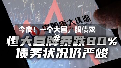 今夜！一个大国，股债双杀-第2张图片
