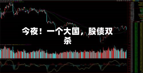 今夜！一个大国，股债双杀
