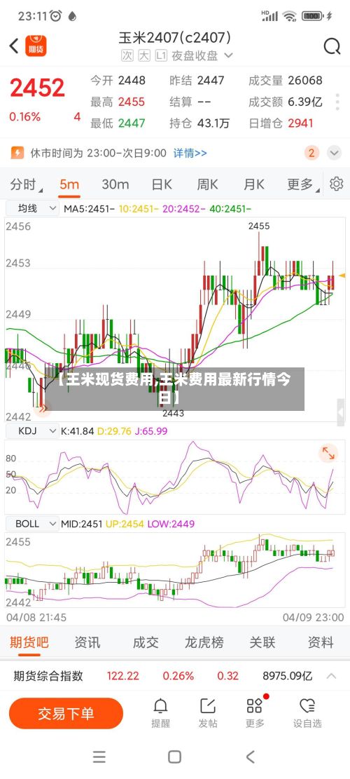 【王米现货费用,王米费用最新行情今日】-第3张图片