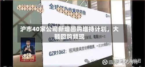 沪市40家公司新增回购增持计划	，大额回购频现-第2张图片