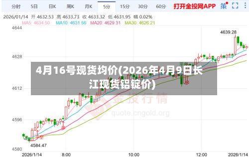 4月16号现货均价(2026年4月9日长江现货铝锭价)