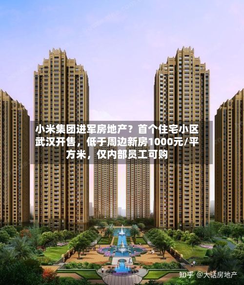小米集团进军房地产？首个住宅小区武汉开售	，低于周边新房1000元/平方米，仅内部员工可购-第3张图片
