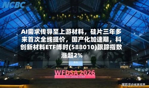 AI需求传导至上游材料，硅片三年多来首次全线提价	，国产化加速期，科创新材料ETF博时(588010)跟踪指数涨超2%-第2张图片