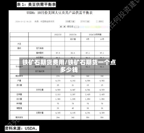 铁矿石期货费用/铁矿石期货一个点多少钱