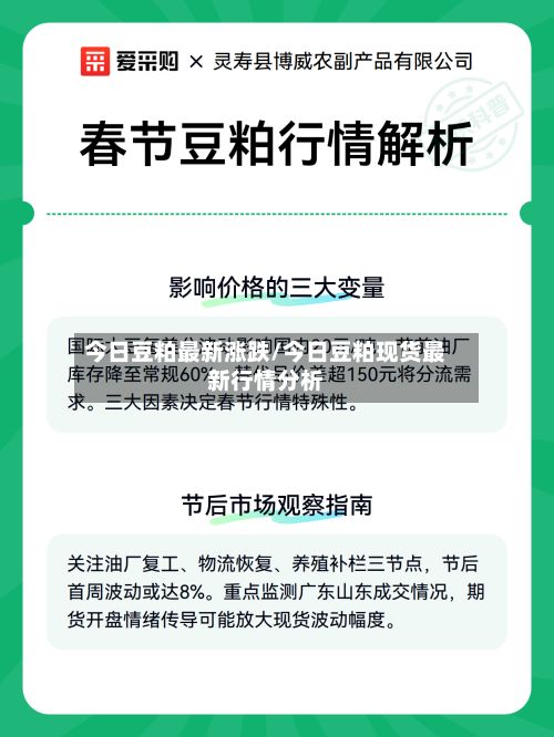 今日豆粕最新涨跌/今日豆粕现货最新行情分析-第3张图片
