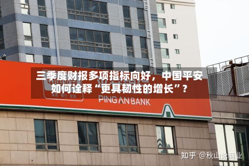 三季度财报多项指标向好，中国平安如何诠释“更具韧性的增长	”？-第3张图片