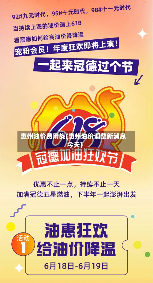惠州油价费用战(惠州油价调整新消息今天)