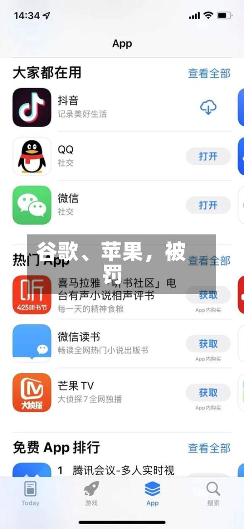 谷歌、苹果	，被罚-第3张图片