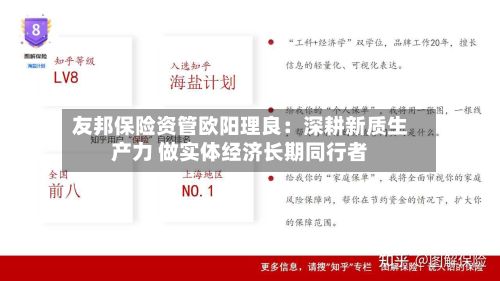 友邦保险资管欧阳理良：深耕新质生产力 做实体经济长期同行者-第3张图片