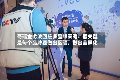 奇瑞金弋波回应多品牌策略：最关键是每个品牌要做出区隔，做出差异化-第3张图片